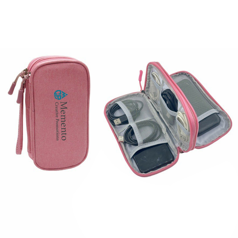 Travel cable organizer bag