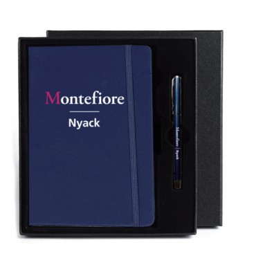 Lined notebook Journal and pen gift set